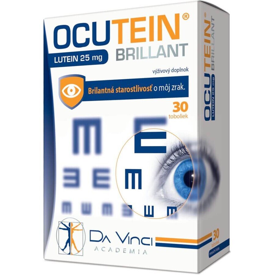 Ocutein BRILLANT Lutein 25 mg - DA VINCI 30 capsules