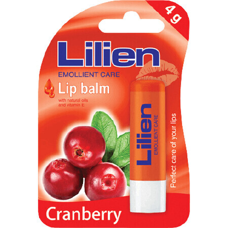 Baume à lèvres Lilien Cranberry 4 g