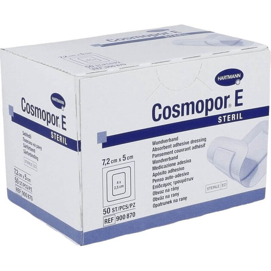 Hartmann COSMOPOR E STERIL pansament steril (7,2x5cm) 1x50 buc