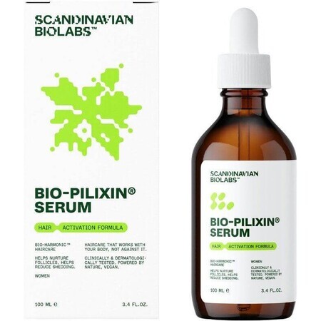 Scandinavian Biolabs® Bio-Pilixin® Activerend serum voor het vertragen van haaruitval en het bevorderen van haargroei voor vrouwen 100 ml