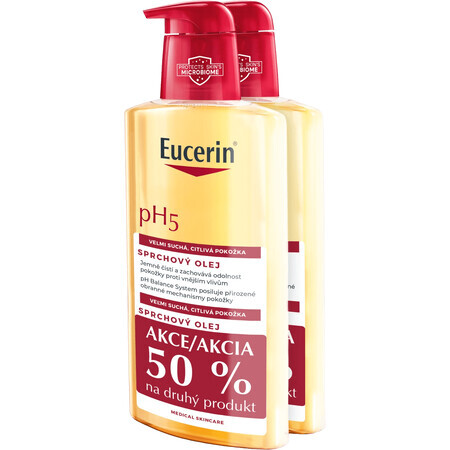 Eucerin pH5 Doucheolie Promobalenie 2 x 400 ml