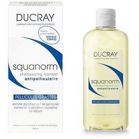 Ducray SQUANORM - Șampon împotriva mătreții grase 200 ml