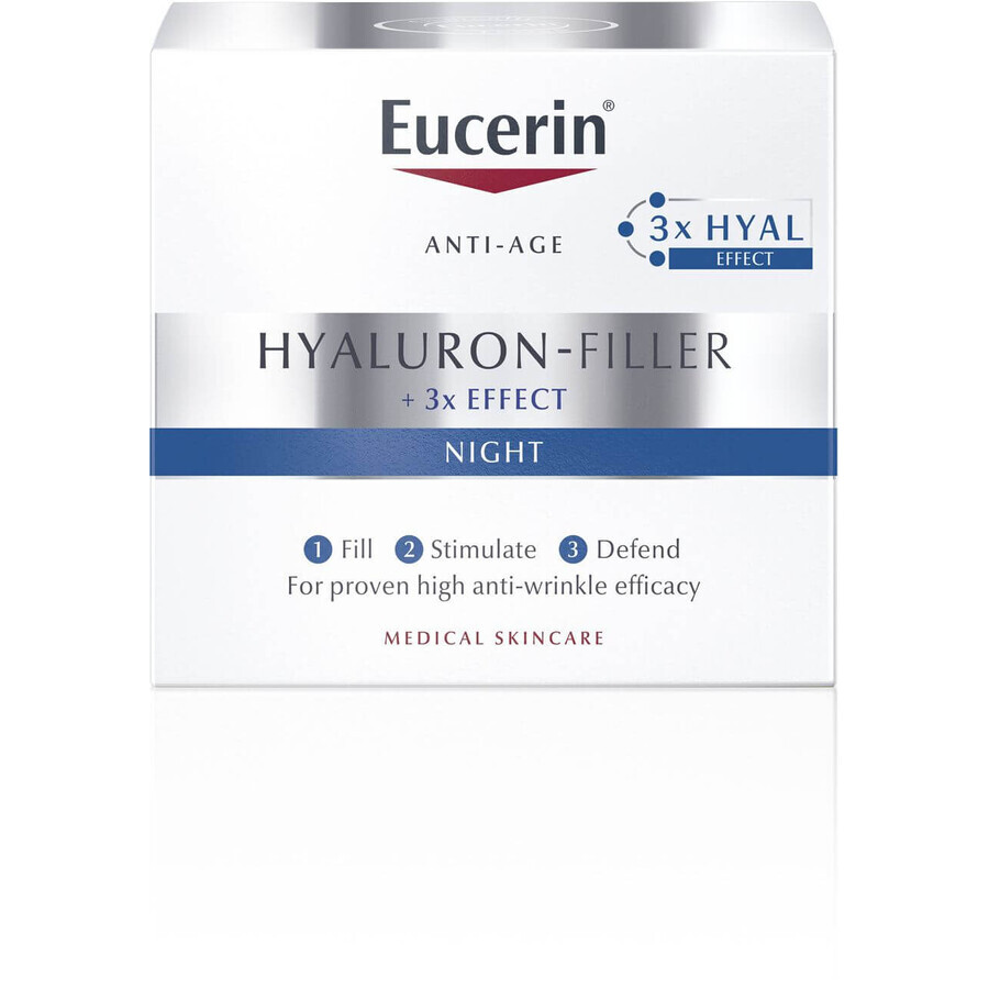 Eucerin HYALURON-FILLER Intensieve Anti-Rimpel Vullende Nachtcrème 50 ml