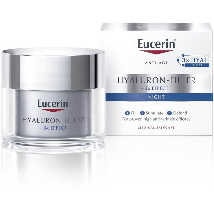 Eucerin HYALURON-FILLER Intensieve Anti-Rimpel Vullende Nachtcrème 50 ml