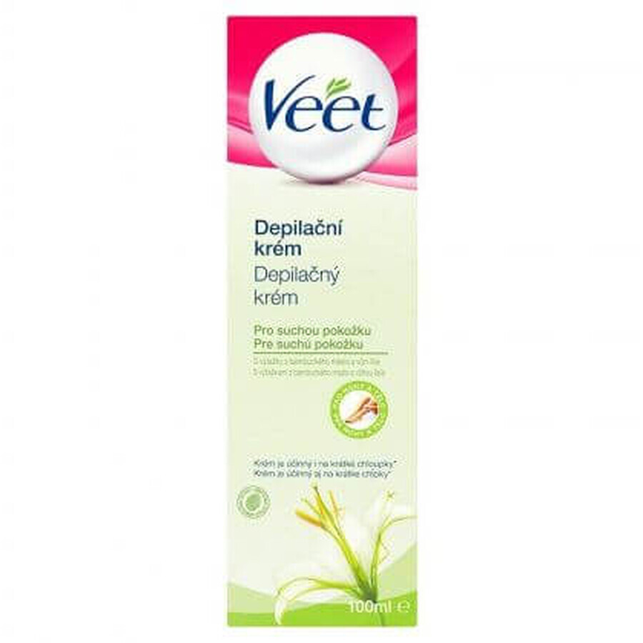 Veet Shea Butter & Lelie ontharingscrème voor droge huid 100 ml