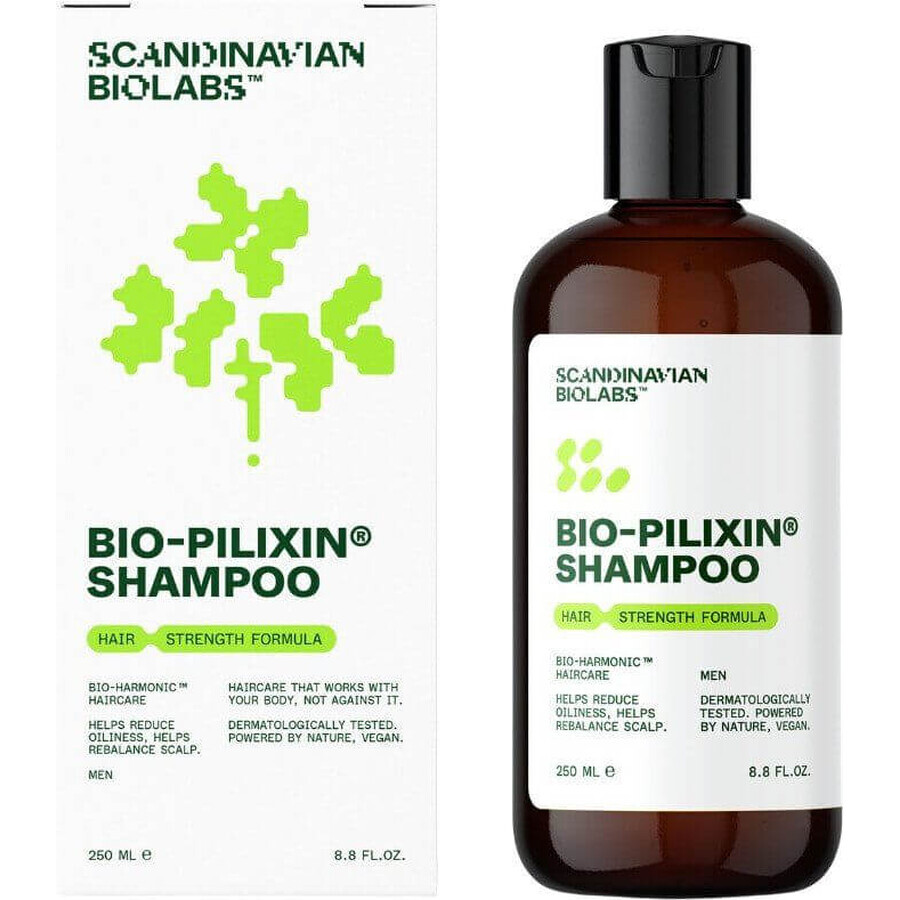 Scandinavian Biolabs® Bio-Pilixin® shampoo rinforzante per capelli per uomo 250 ml