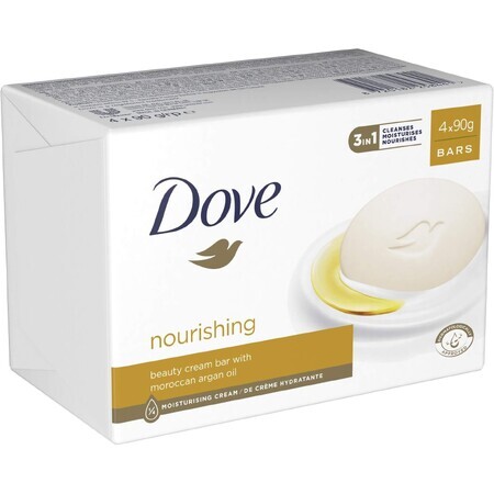 Dove Voedende Arganolie Crème Zeep Multipack 4 x 90 g