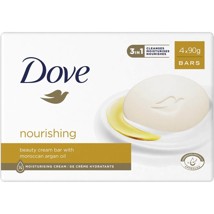 Dove Voedende Arganolie Crème Zeep Multipack 4 x 90 g