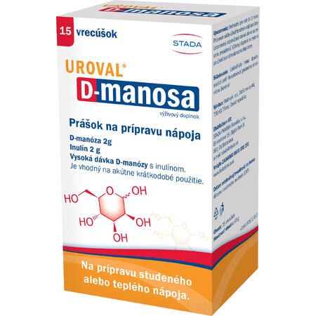 Uroval D - Manosa 15 sachets