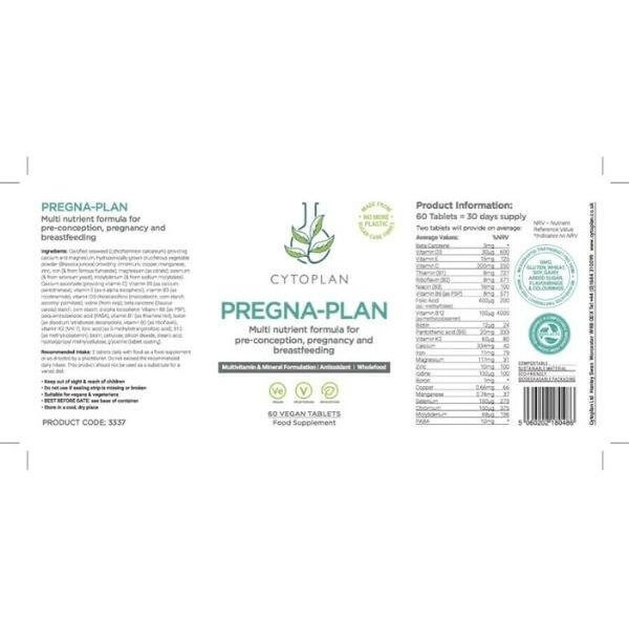 Cytoplan Pregna-Plan 60 compresse