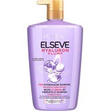 L'Oréal Paris Elseve Elseve Hyaluron Plump 72H Shampooing hydratant à l'acide hyaluronique, 1000 ml