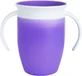 Munchkin Junior 360° tasse non coulante avec oreilles violettes 207 ml 207 ml