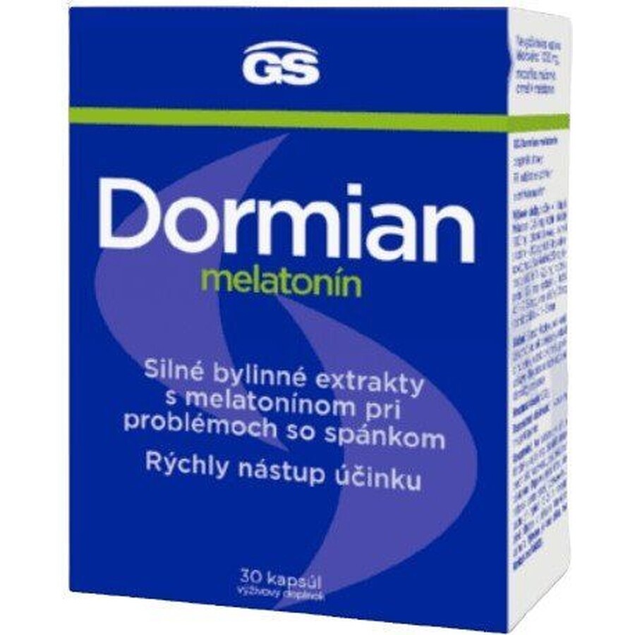 GS Dormian Melatonine 30 capsules