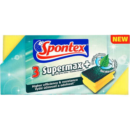 Spontex Supermax+, Grande éponge 3 pièces