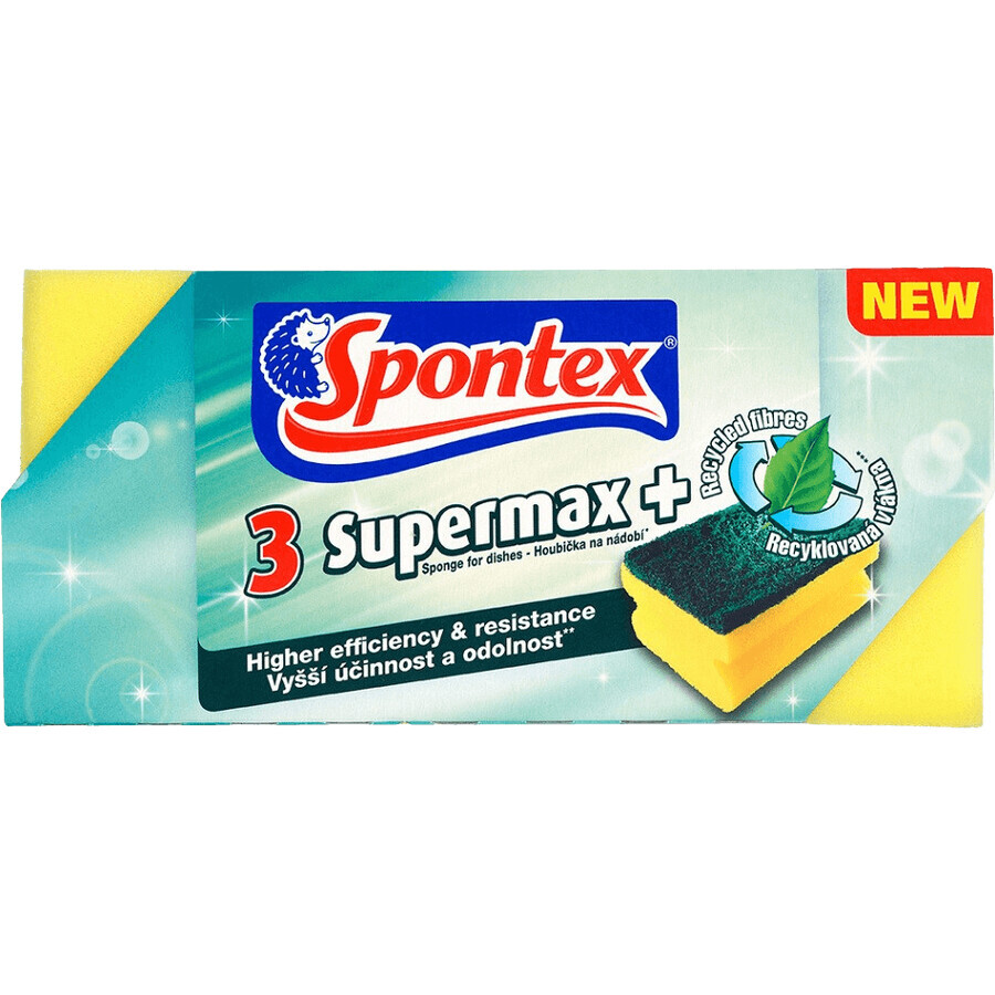 Spontex Supermax+, Grande éponge 3 pièces