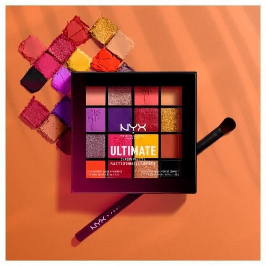 NYX Professional Makeup Ultimate Shadow Palette 16 ombres à paupières - Festival 13.28 g