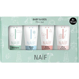 Coffret cosmétique de voyage Naif pour bébés et enfants 4 x 15 ml