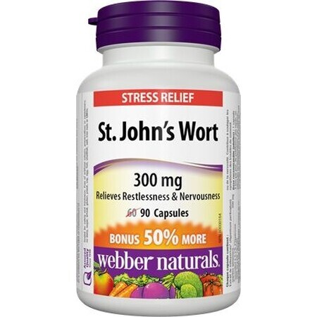 Webber Naturals St. John's Wort 300 mg 90 capsules