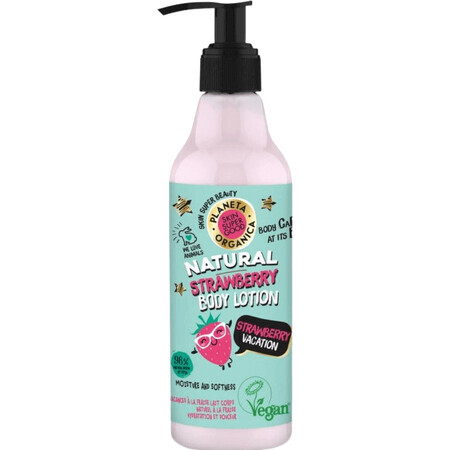 Natura Siberica Planeta Organica - Strawberry Holiday - Lotion corporelle à la fraise 250 ml