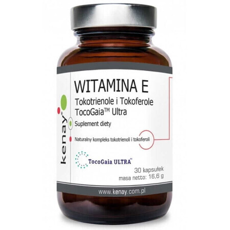 Vitamina E Tocotrienoli e Tocoferoli TocoGaia 30 capsule Kenay