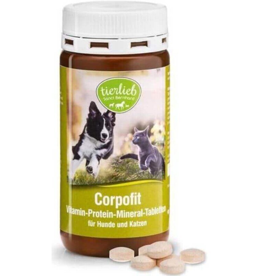 Corpofit - vitalité pour chiens et chats 150 comprimés Tierlieb Sanct Bernhard