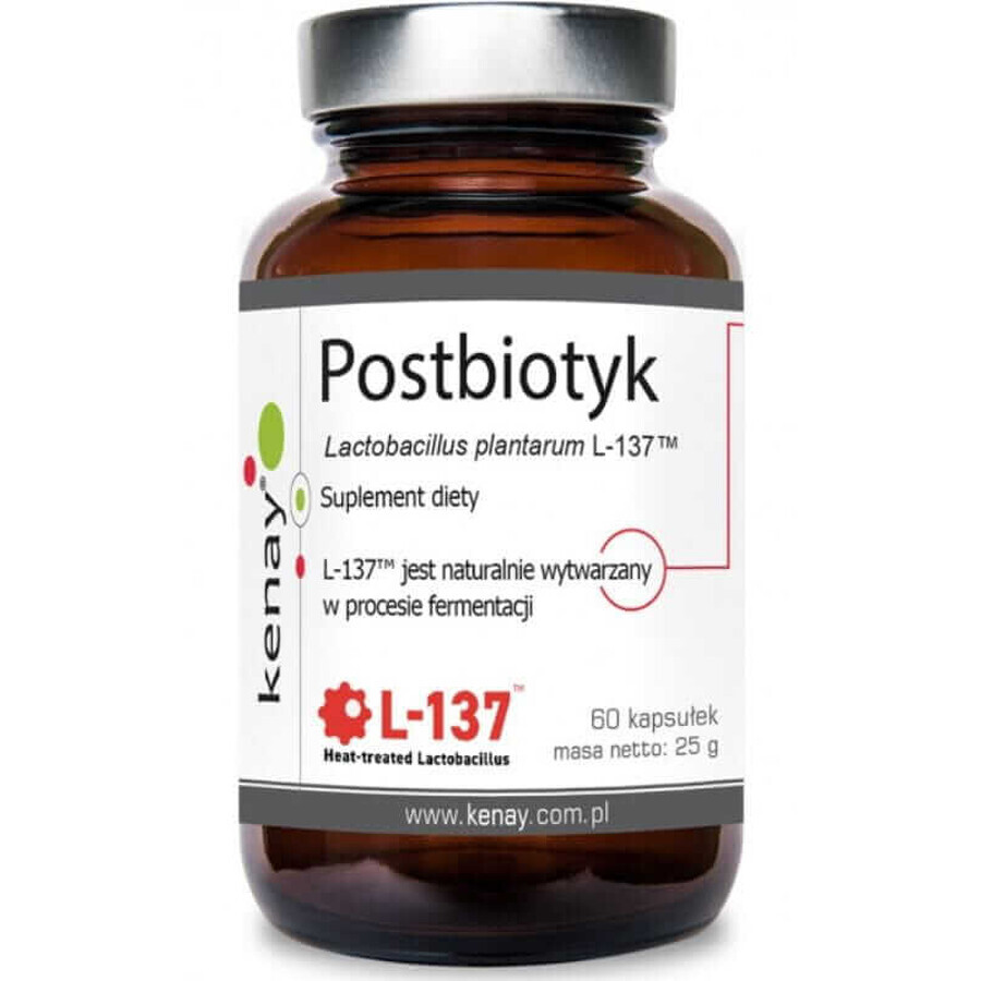 Postbiotic Lactobacillus plantarum L-137, 60 capsule Kenay