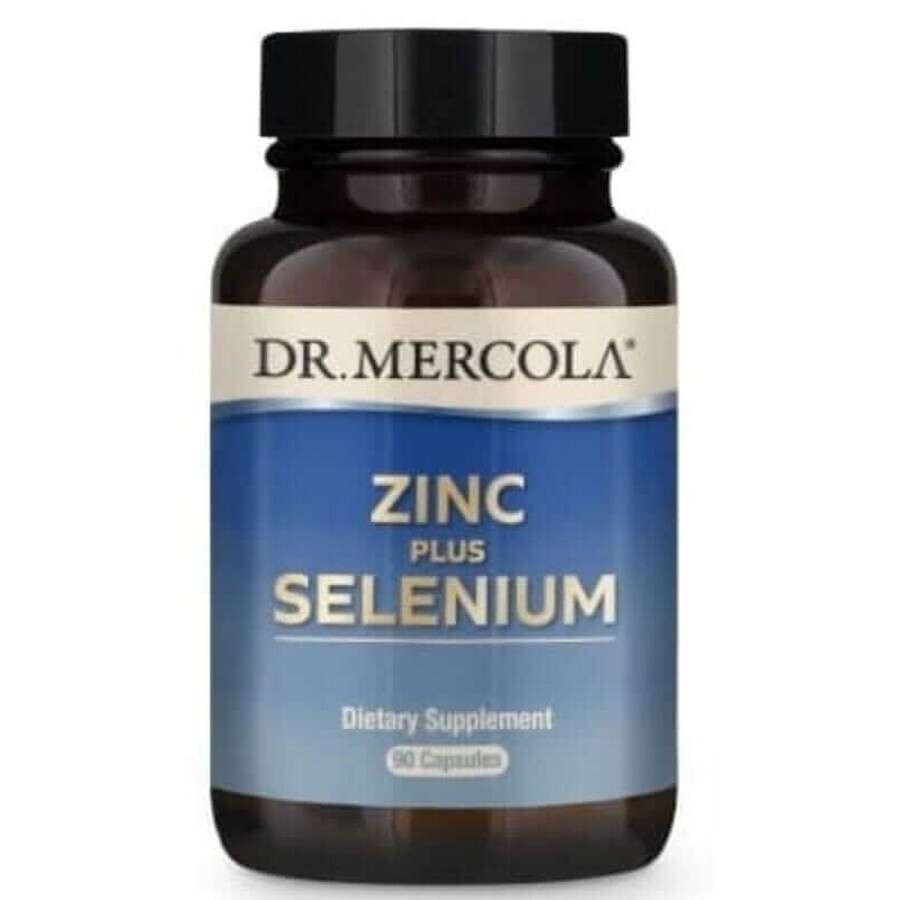 Zinc avec sélénium - Zinc plus sélénium 90 gélules DR Mercola