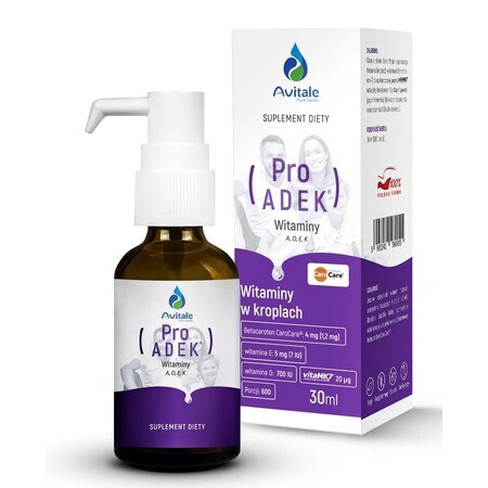 Vitamine ProADEK 30ml - Avitale