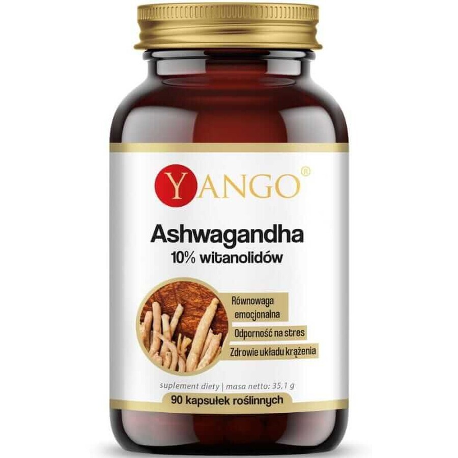 Ashwagandha 10% vitanolides - 90 gélules Yango