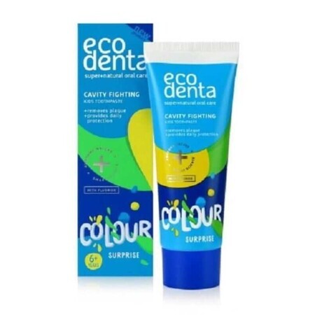 Toothpaste for children against tooth decay colorful surprise 75 ml Ecodenta