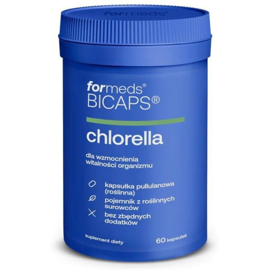 Bicaps Chlorella Portugal 60 gélules 530mg, Formeds