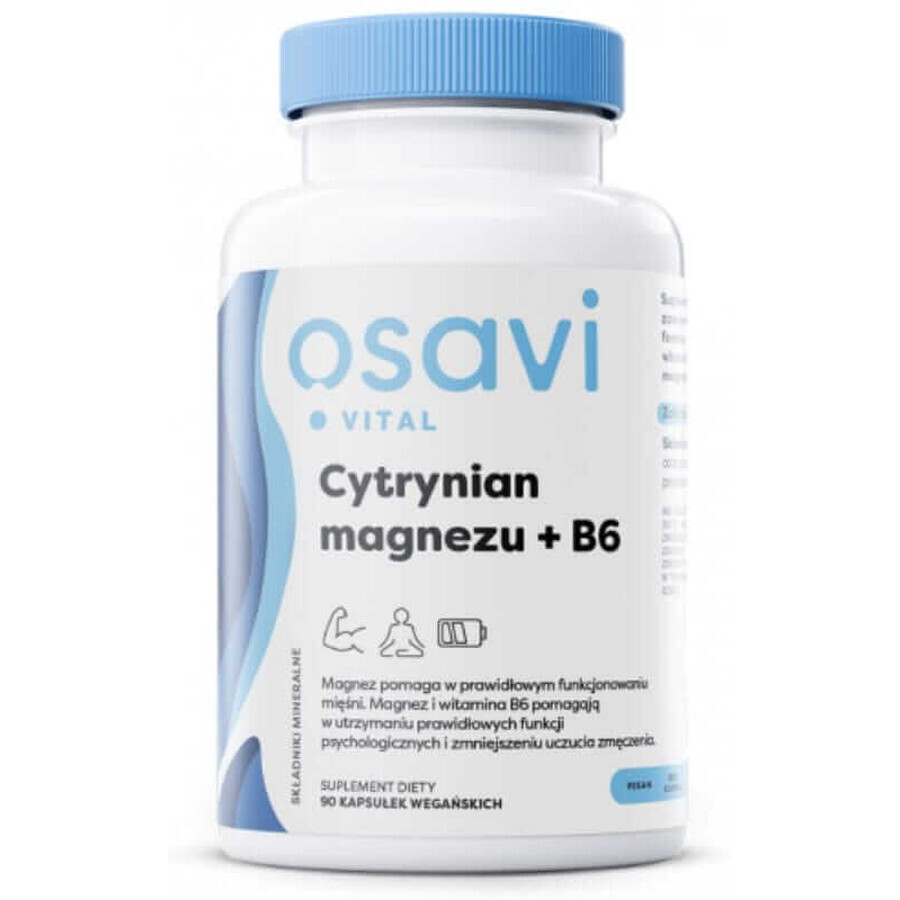 Osavi Citrate de Magnésium + B6 - 90 gélules