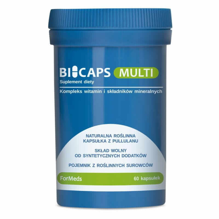 Bicaps Multi 60 capsules Formes