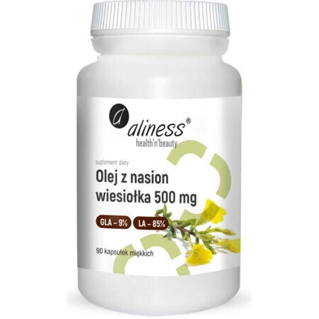 Evening primrose seed oil 9%/85% 500 mg (90 capsules) Aliness