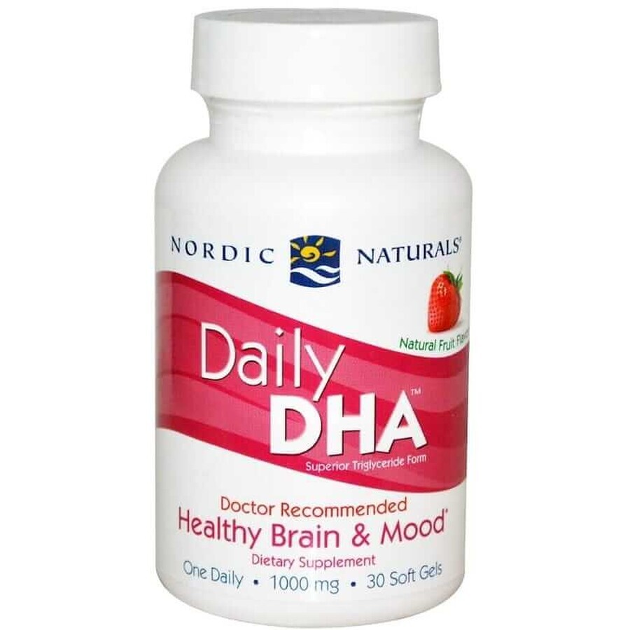 Daily DHA Omega Strawberry (30 gélules) Nordic Naturals