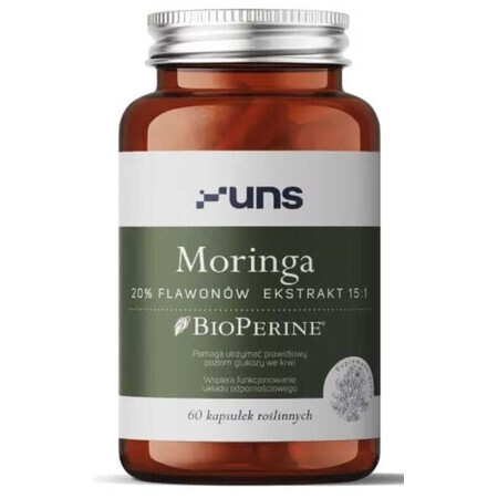 Moringa 20% flavona 60 cápsulas UNS