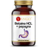 Betaine HCL + Pepsin 90 capsules Yango