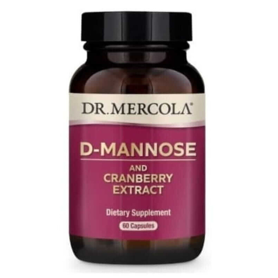 D-Mannose cu merișor 60 capsule - Dr Mercola