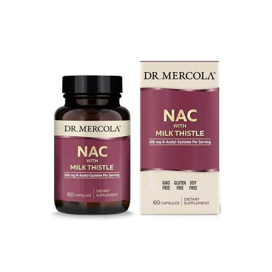 NAC cu ciulin de lapte - 60 capsule DR Mercola