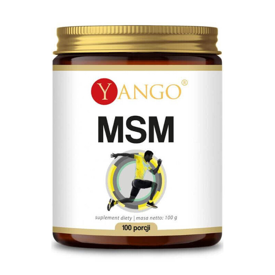 MSM Extra Organic Sulfur with DMSO 100g Yango