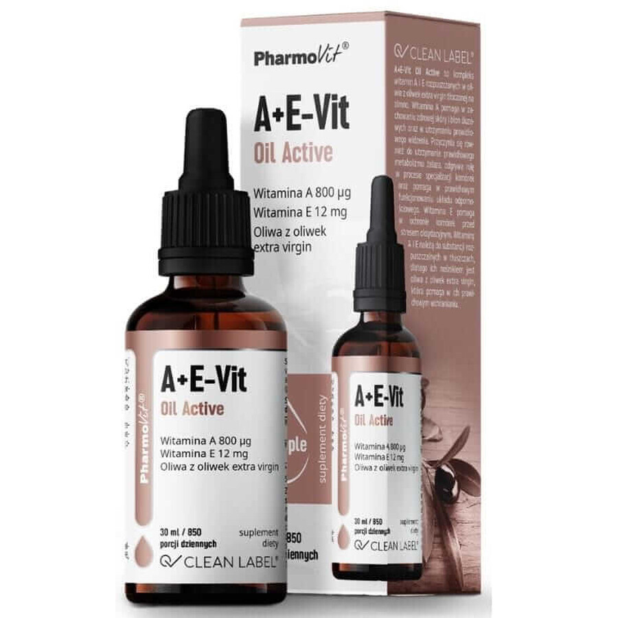 Pharmovit A+E-Vit Aceite Activo 30 ml Pharmovit Clean Label