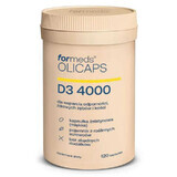 Olicaps D3 4000 (120 capsule) în ulei MCT Formeds