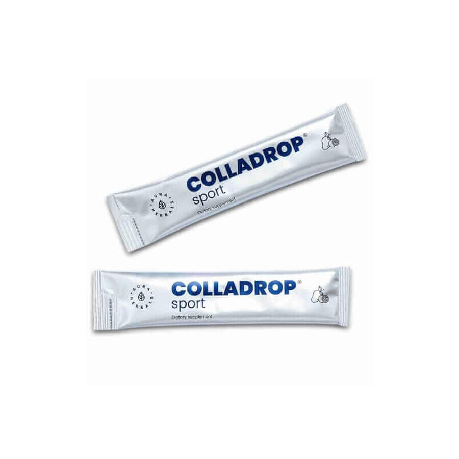 Colladrop Sport 5000 mg colágeno marino 30 sobres Aura herbals