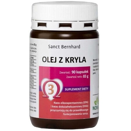 Ulei de Krill 90 capsule Sanct Bernhard