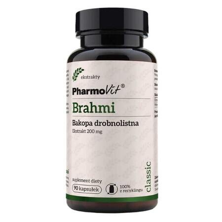 Brahmi 90 gélules Extrait 20:1 Pharmovit Classic