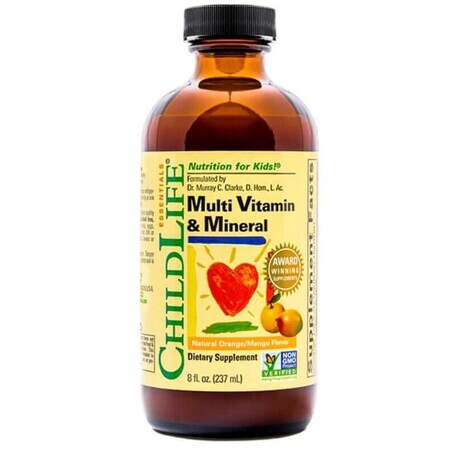 Multi Vitamin & Mineral Multivitamine en mineralen voor kinderen 237 ml Child Life