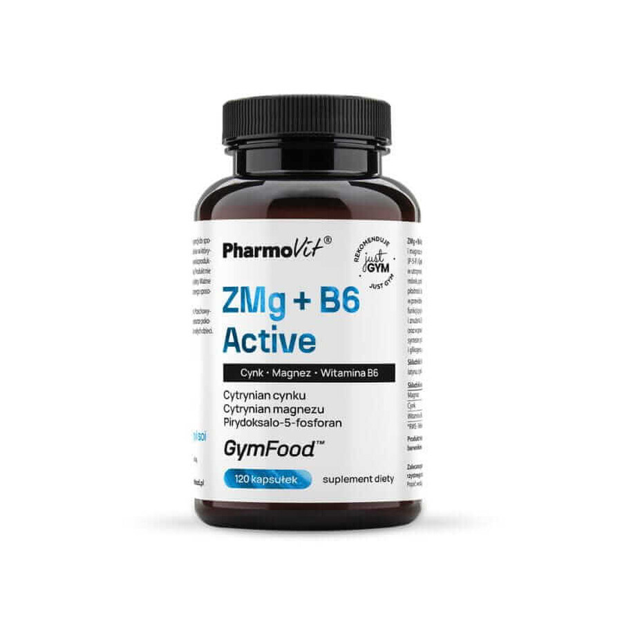 ZMg + B6 Actief 120 caps GymFood Pharmovit