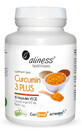 Curcumine 3 PLUS Curcuma longa 500 mg Pip&#233;rine 1 mg 60 g&#233;lules Aliness