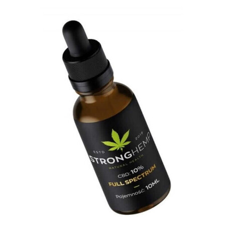 CBD 10% aceite de cáñamo premium 10 ml Strong Hemp