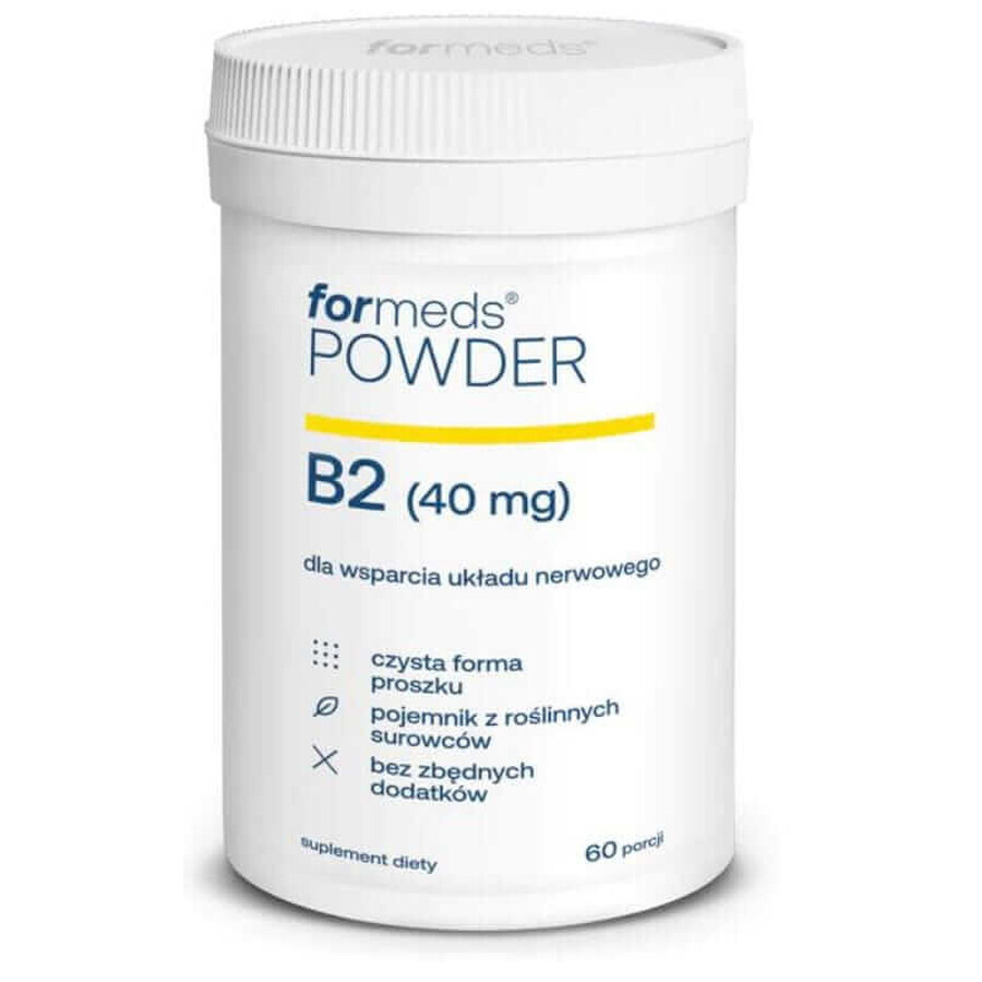 B2 powder 60 servings Formeds powder